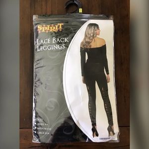 Spirit Halloween Lace Back Leggings
